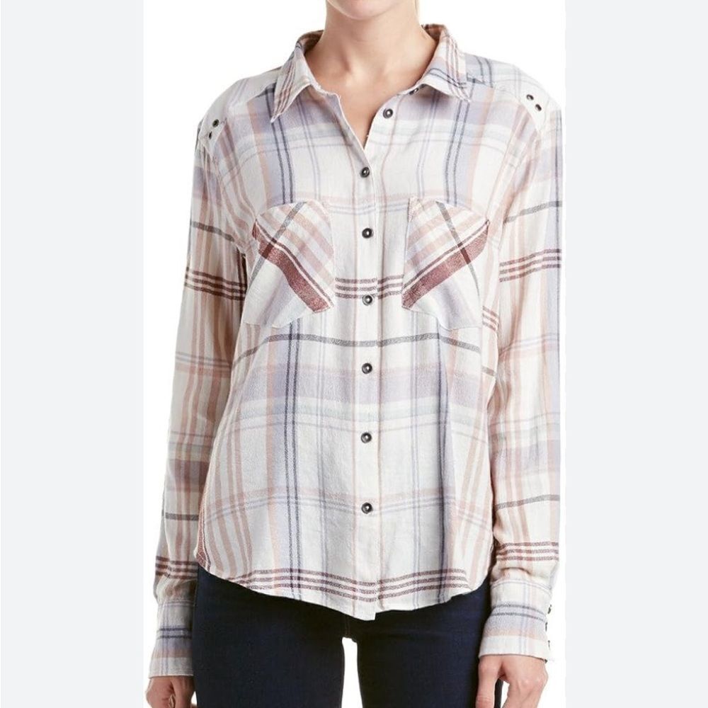 FREE PEOPLE Wesley button down shirt Size XS